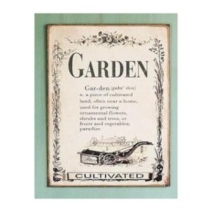 画像1: SCENERY TIN PLATE GARDEN