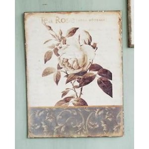 画像: TIN PLATE Tea Rose