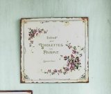 画像: SHABBY TIN PLATE VIOLETTES PARME