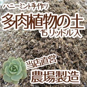 画像: 多肉植物＆セダムの土　15リットル入　1袋